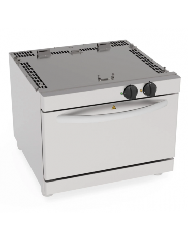 Base forno elettrico ventilato - dim. camera cm 57x51,5x30h, capacità teglie 5xGN1/1 - trifase Kw 5 - cm 70x70x57h