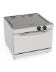 Base forno elettrico statico - camera cm 57,5x65x30h, capacità teglie 4xGN2/1 - trifase Kw 5,3 - cm 70x70x57h