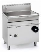 Brasiera basculante elettrica, Lt 50 - 1 vasca inox cm 70x46,5x20h, ribaltamento manuale - trifase Kw 12 - cm 80x70x85h Brasiera basculante elettrica, Lt 50 - 1 vasca inox cm 70x46,5x20h, ribaltamento manuale - trifase Kw 12 - cm 80x70x85h
