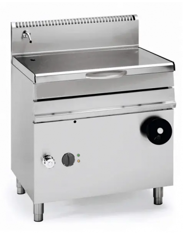 Brasiera basculante elettrica, Lt 50 - 1 vasca inox cm 70x46,5x20h, ribaltamento manuale - trifase Kw 12 - cm 80x70x85h Brasiera basculante elettrica, Lt 50 - 1 vasca inox cm 70x46,5x20h, ribaltamento manuale - trifase Kw 12 - cm 80x70x85h