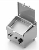 BRASIERA A GAS 120 LT. RIB. MANUALE - Vasca fondo ferro - con coperchio -CM. 120X90X90H.