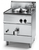 Pentola elettrica indiretta - 1 vasca in AISI 316, capacità Lt 50, vasca cm Ø40x45h - trifase Kw 9 - cm 70x70x85h