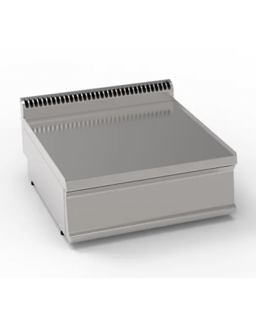 Piano di lavoro neutro da banco, in acciaio inox AISI 304 - senza cassetto - cm 70x70x28h