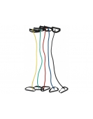 Elastico tubing per aerobica intesita' media con maniglie