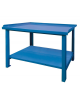 Banco da lavoro Professionale- piano superiore in lamiera 30/10 con 3 bordi di contenimento - cm 120x75x90h