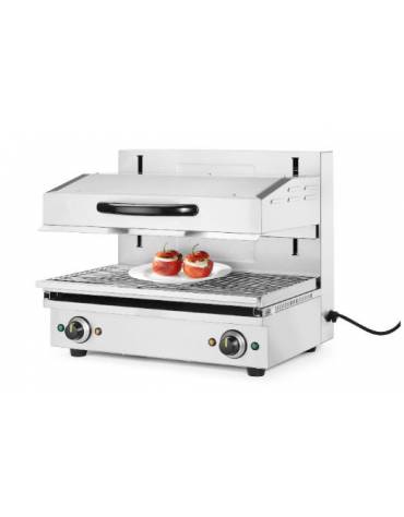Salamandra elettrica a contrappeso 2 Zone di cottura