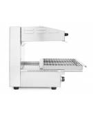 Salamandra elettrica a contrappeso 2 Zone di cottura