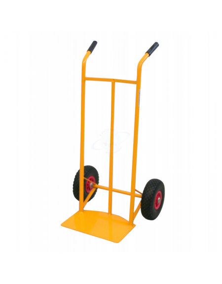 Carrello portasacchi - 2 Ruote gommate Ø cm 15 - pala carico cm 40x50 - dimensioni cm 50x40x109,5h Carrello portasacchi - 2 Ruote gommate Ø cm 15 - pala carico cm 40x50 - dimensioni cm 50x40x109,5h
