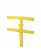 Carrello portasacchi con doppia pedana - 2 Ruote Pneumatiche Ø cm 26 cerchio nylon - cm 58,5x51x109,5h