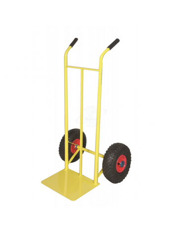 Carrello portacasse - 2 Ruote Pneumatiche nylon Ø cm 26 - cm 52x53x109,5h