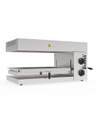 Salamandra elettrica passante  con piano di cottura mobile -  sup. di cottura cm 57,5x40 - dim. tot. cm 75x40x35h