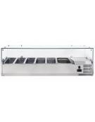 Vetrina refrigerata per pizzeria da cm. 150x38x40h