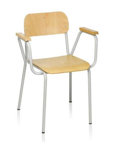 Poltroncina in kastilene con tavoletta scrittoio