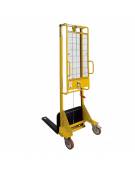 Sollevatore ad arganello con frizione incorporata arresto automatico, sollevamento max cm 160 - cm 110x66x198h