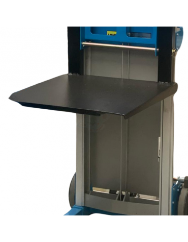 Carrello elevatore manuale in lega di alluminio smontabile - portatile  2 ruote posteriori in gomma nera cuscinetti a sfera Ø 20