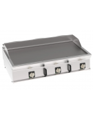 Fry-Top elettrico da banco - piastra liscia, zona cottura cm 113x56 - trifase Kw 11,7 - cm 120x70x28h