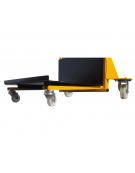 Mini Sollevatore Asservitore 4 Ruote in nylon girevoli, sollevamento cm 90 Dim. cm 57x65x120h Piastra cm 38x43 Portata Kg.120