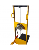 Mini sollevatore ssservitore grande alzata, 4 Ruote in nylon, sollevamento cm 120