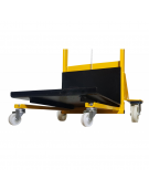 Mini sollevatore ssservitore grande alzata, 4 Ruote in nylon, sollevamento cm 120