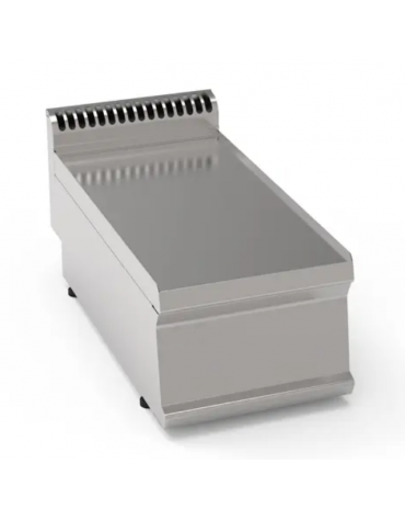 Piano di lavoro neutro da banco, in acciaio inox - senza cassetto - cm 35x70x28h