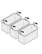 Set 3 cestelli GN1/3 per cuocipasta - cm 29×16×20h