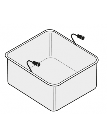 Cestello per cuocipasta 1×GN1/1 cm 49x29x20h