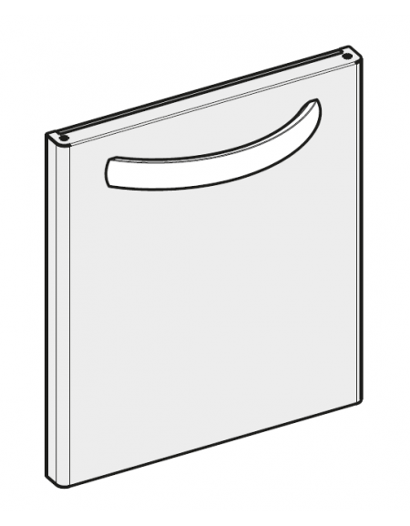 Portina destra/sinistra in acciaio inox