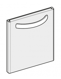 Portina destra/sinistra in acciaio inox