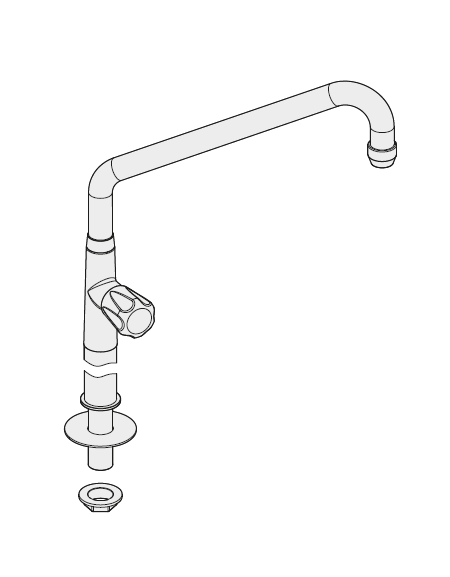 Colonnina acqua orientabile