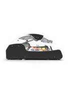 Vetrina refrigerata statica - 3 contenitori GN1/1 - apertura self service - mm 1000x882x400h