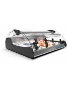 Vetrina refrigerata statica 0° +4°C - N° 3 contenitori GN1/1-apertura self service-cm 103x88,2x40h - ADATTA ANCHE PER IL PESCE