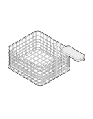 Cestello extra per friggitrici Lt 17 - dinmensione cm 28,5x29,5x12h