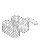 Set 2 cestelli extra per friggitrici Lt 8+8, Lt 13, Lt 14  - dim. cm 10.5x29,5x12h