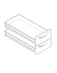 Coppia cassetti GN1/1 - altezza cm 12 - per articoli: DN36999, DN37002