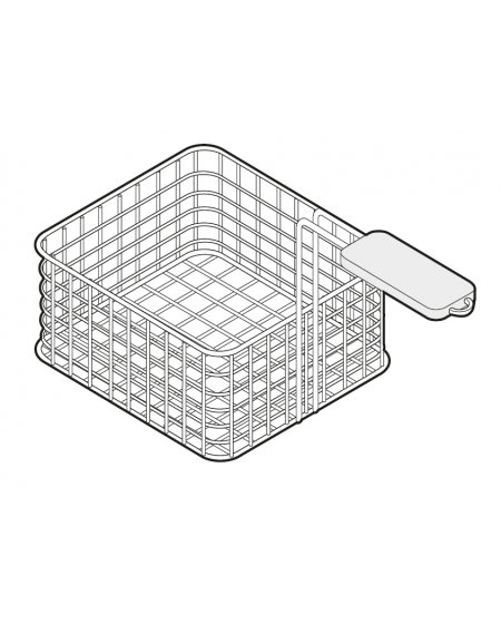 Cestello extra per friggitrice Lt 13 e Lt 14 - cm 21,5x29,5x12h