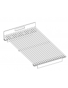 Griglia 1/2 modulo tondino per griglia a pietra lavica