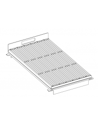 Griglia 1/2 modulo ghisa per griglia a pietra lavica