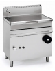 Brasiera basculante a gas Lt 50 - 1 vasca inox cm 70x46,5x20h, sollevamento vasca motorizzato - cm 80x70x85h