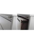 CLASSIFICATORE ORIZZONTALE 4 CASSETTI CON SERRATURA cm. 93 x 45 x 135 h.