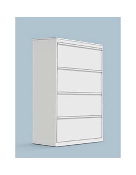 CLASSIFICATORE ORIZZONTALE 4 CASSETTI CON SERRATURA cm. 93 x 45 x 135 h.