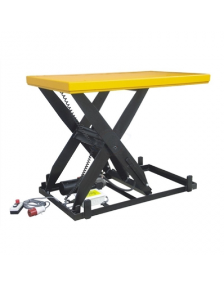 Piattaforma elettro-idraulica - piano cm 130x80, corsa utile cm 80 - Sollevamento max cm 102 - portata Kg 3000