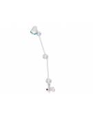 Lampada medicale diagnostica a 3 luci a led da tavolo con braccio flessibile - Intensità luminosa a 50 cm (lux): 60.000