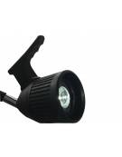 Lampada led diagnostica classica con braccio flessibile per visite mediche su carrello-Intensità luminosa a 50/30 cm: 40.000/100