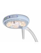 Lampada diagnostica a luce fredda LED con 9 ottiche - su carrello, Diametro del riflettore: 190 mm - 80.000 LUX a 50 cm