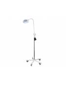 Lampada diagnostica a luce fredda LED con 9 ottiche - su carrello, Diametro del riflettore: 190 mm - 80.000 LUX a 50 cm