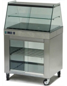 Vetrina calda su vetrina NEUTRA-vetri dritti cm. 112x63x135h