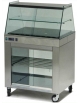 Vetrina calda su vetrina NEUTRA - vetri dritti cm. 120x60x130h
