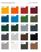 Panchina doppia in legno di pregio con schienale e con struttura in acciaio zincato e verniciato - cm 150x176,9x127,5h