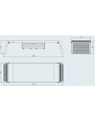 Panchina smart con 4 porte ricarica usb - cm 229,8x74,6x52h