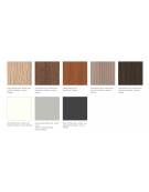 Scrivania ufficio operativa con gambe a T - cm. 180x80x72h - Colore piano Noce-Grigio-Rovere-Samui-Olmo-Ciliegio-Bianco